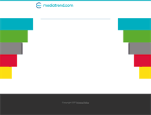Tablet Screenshot of mediatrend.com