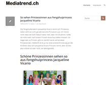 Tablet Screenshot of mediatrend.ch